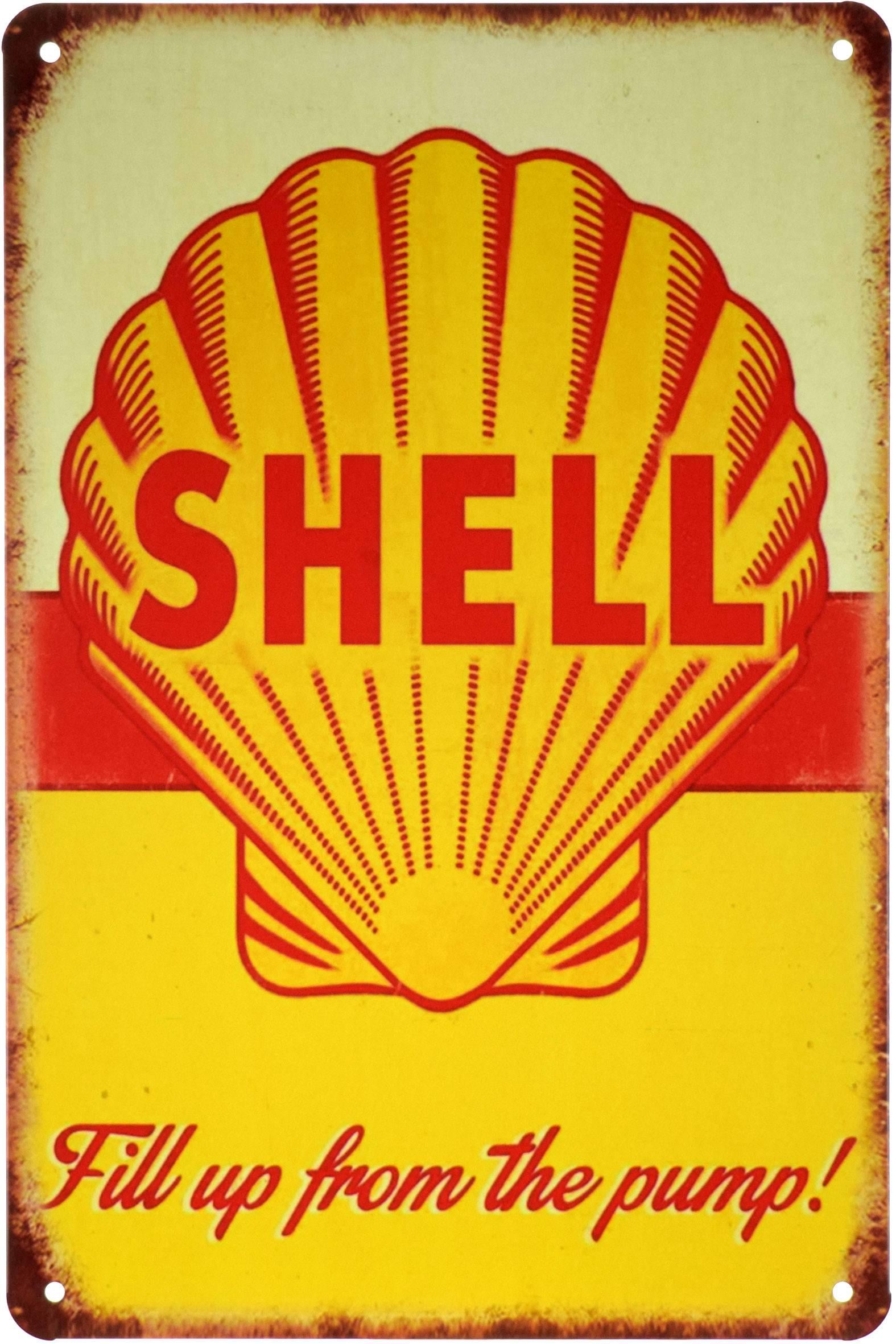 Табличка металева Shell Fill Up From The Pump! 20x30 см Табличка металева Shell Fill Up From The Pump! 20x30 см