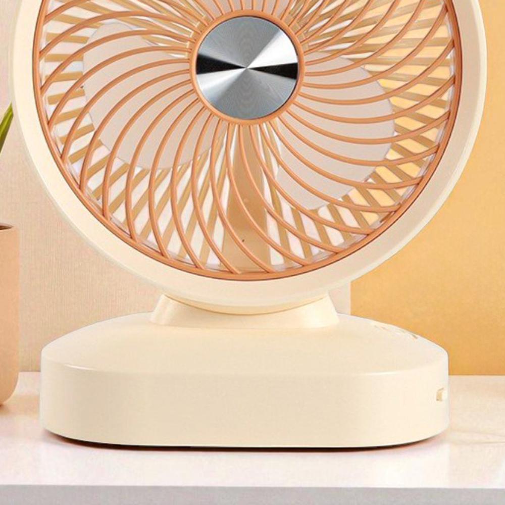 Вентилятор портативний настільний на акумуляторі 1200 мАг USB-Type C 3 режими 5 Вт Кремовий (27434606) - фото 9 Вентилятор портативний настільний на акумуляторі 1200 мАг USB-Type C 3 режими 5 Вт Кремовий (27434606) - фото 9