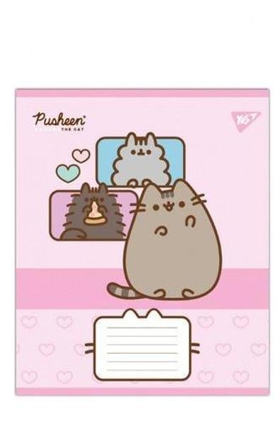 Тетрадь ученическая YES Pusheen Funny А5/18 лин. (767606)