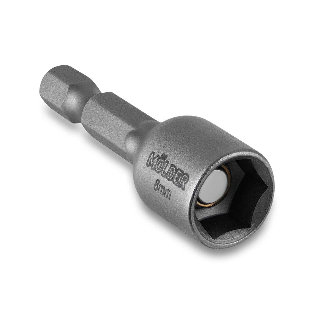 Бита магнитная магнитная Molder для кровельных шурупов 1 шт. H8x45 мм - фото 2 Бита магнитная магнитная Molder для кровельных шурупов 1 шт. H8x45 мм - фото 2