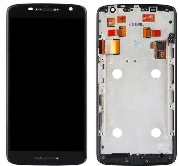 Дисплейный модуль Liquid Crystal Display/Touchscreen для Motorola XT1562/XT1561/XT1563 с рамкой Черный (000543596)