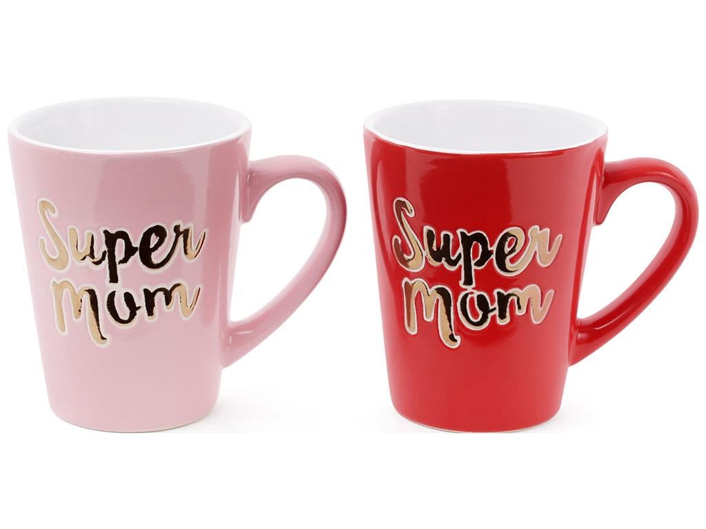 Чашка Super Mom 340 мл 2 цвета микс набор 2 шт. (BDI-593-273) Чашка Super Mom 340 мл 2 цвета микс набор 2 шт. (BDI-593-273)