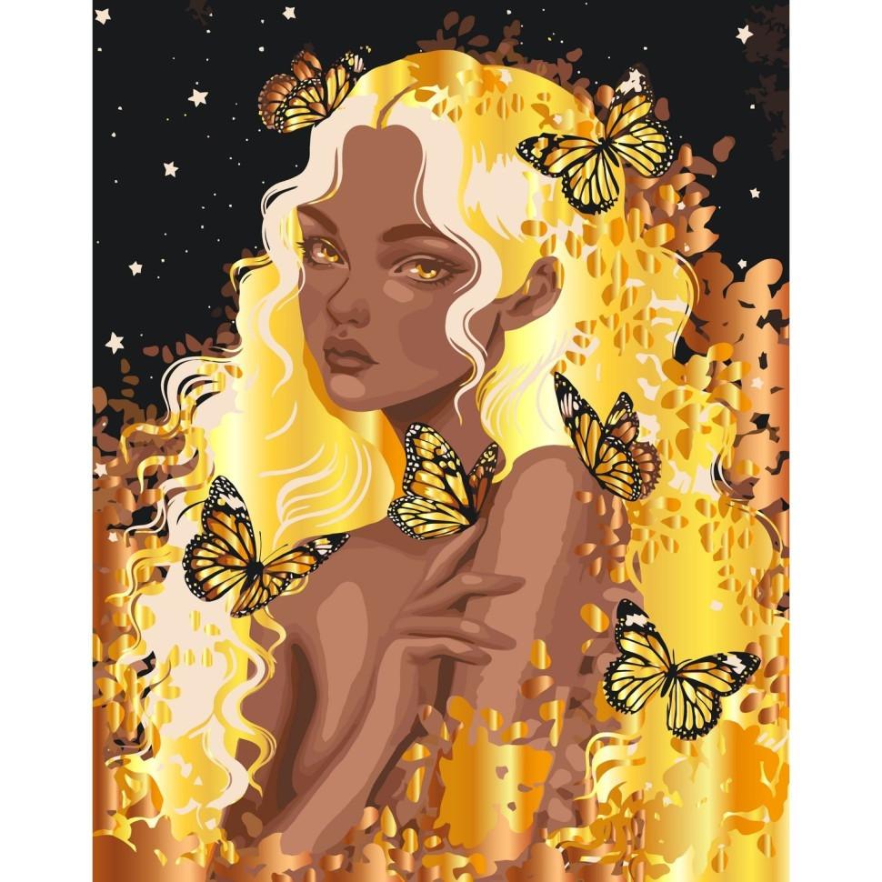 Картина по номерам ART CRAFT Золотая фея с металлизированными красками 40x50 см (10112-AC)