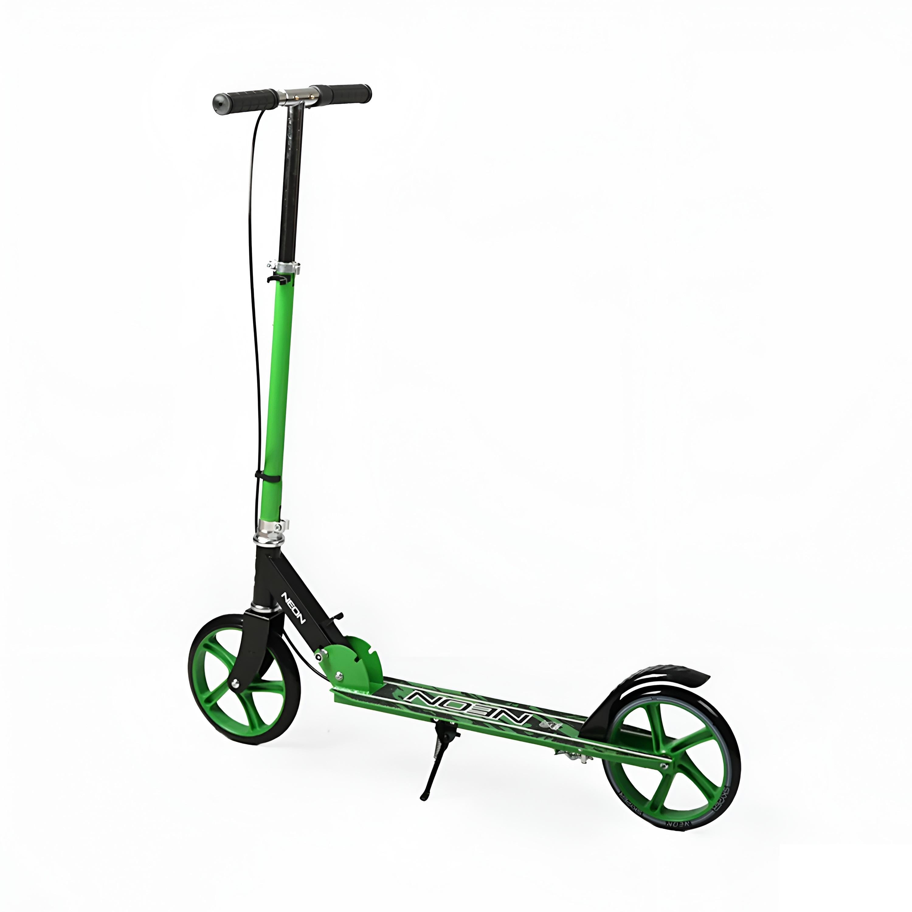 Самокат детский Skyper Neon колеса PU 20 cм стальная рама Зеленый (N-31006)