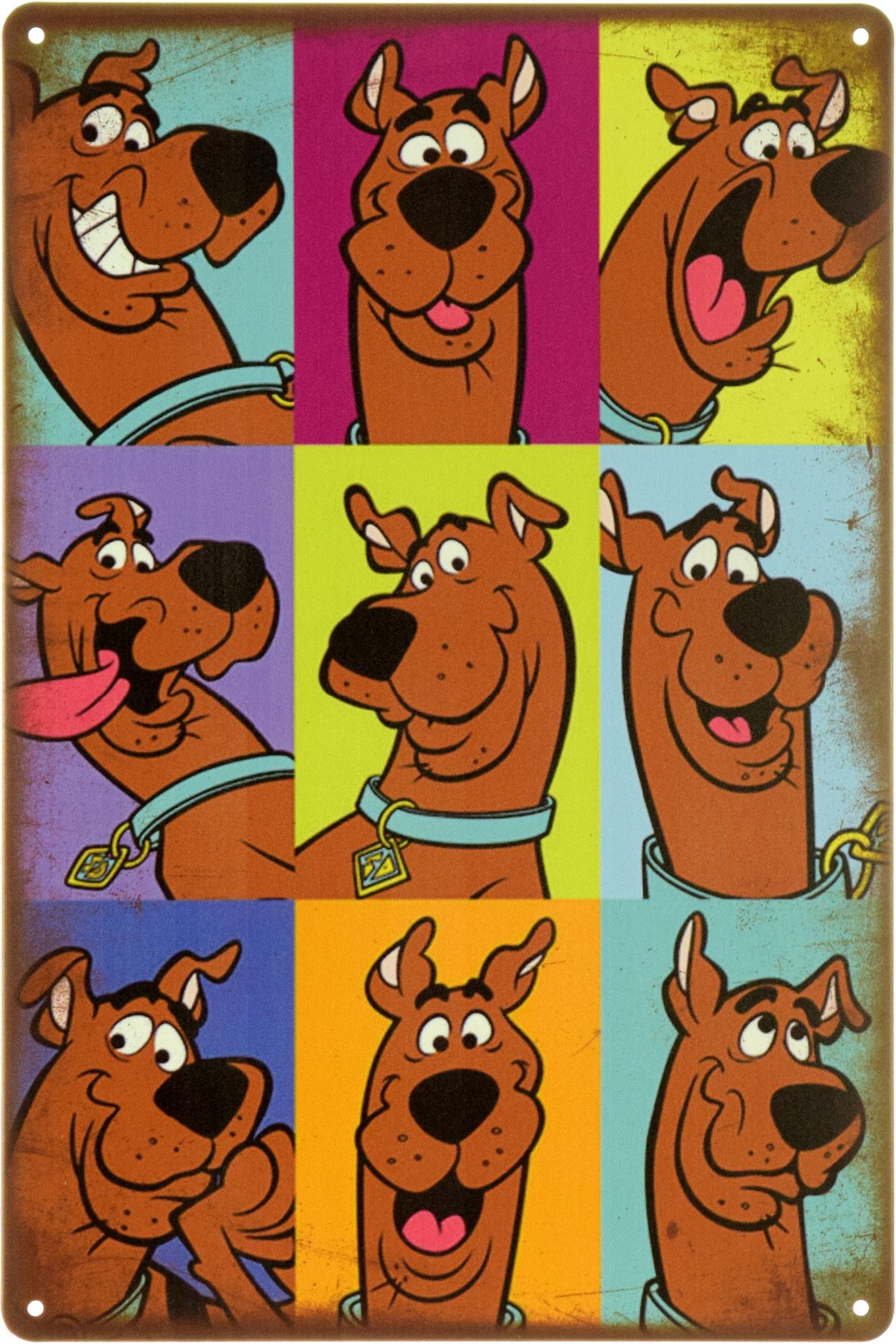 Табличка металлическая "Scooby Doo" 20x30 см (ms-104011)