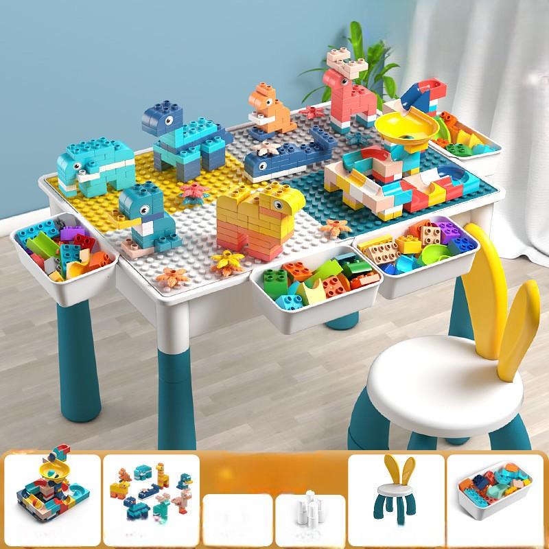 Дитячий ігровий столик-конструктор з гіркою і стільчиком 361 деталь (440711) - фото 3