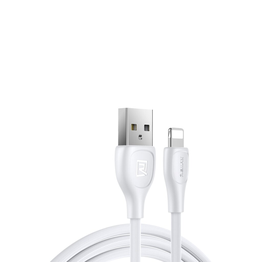 Кабель Remax Lesu Pro USB 2.0 до Lightning 2,1 A 480 Mbps 1 м Белый (618005)