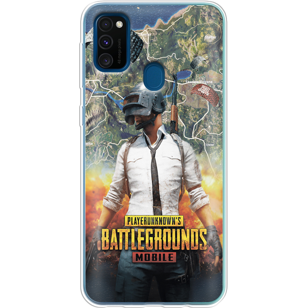 Чохол Boxface Samsung M307 Galaxy M30s PUBG Mobile Прозорий силікон (38209-up2309-38209)