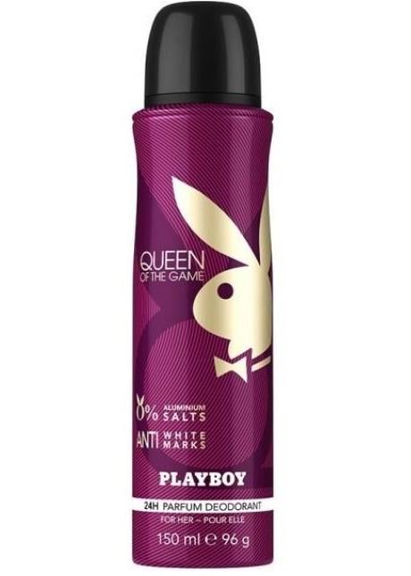 Дезодорант для жінок парфумований Playboy Queen of the Game 150 мл (5050456521388)