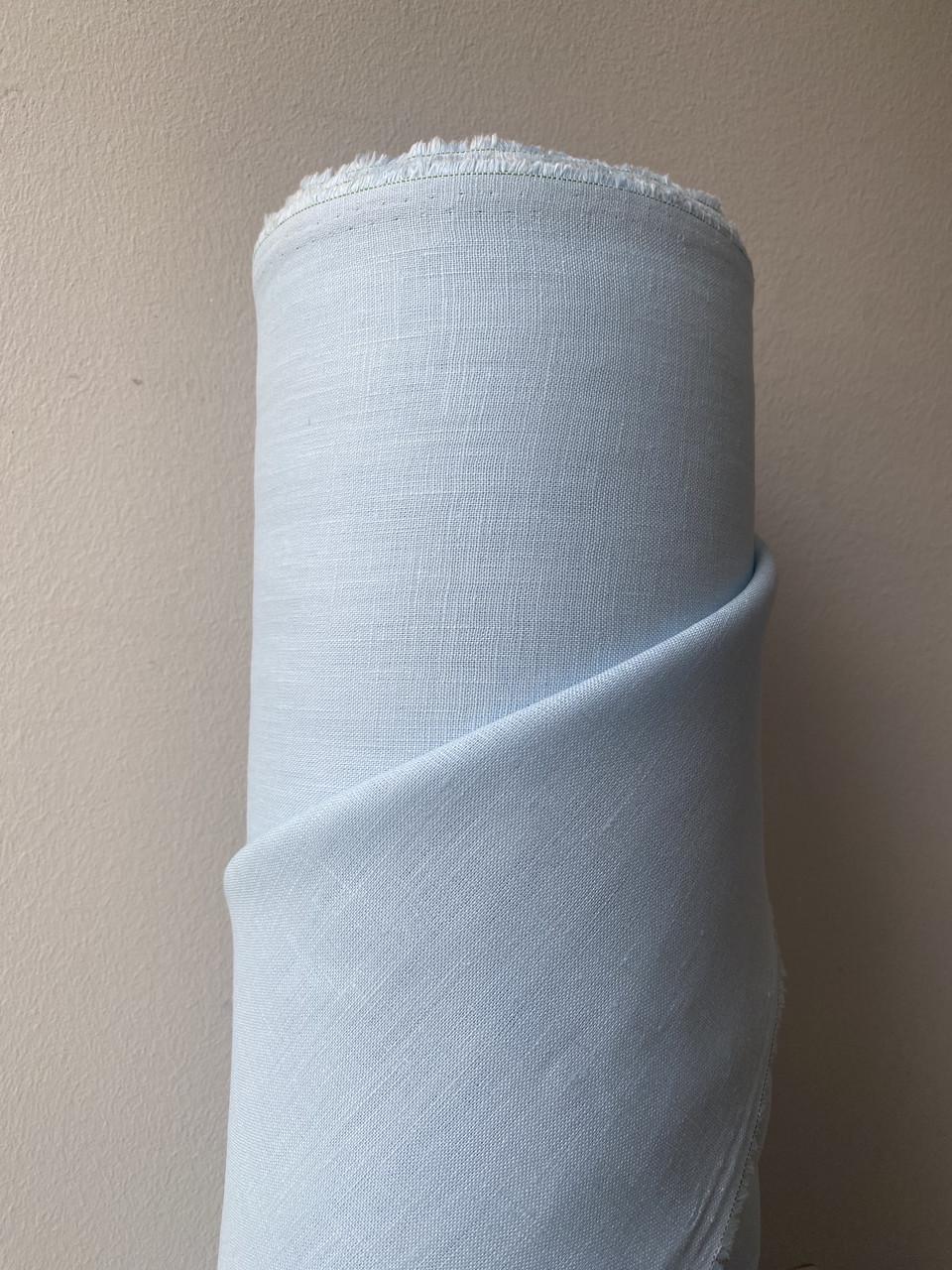 Ткань костюмная LINEN PLUS 100% лен 143 см 1347 Небесный