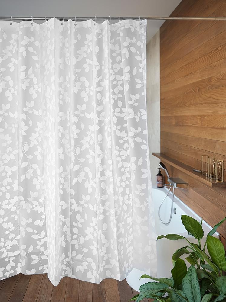 Штора для ванної кімнати TIANA KRAINE ANNABELLE PEVA з кільцями 12 шт. 200х180 см