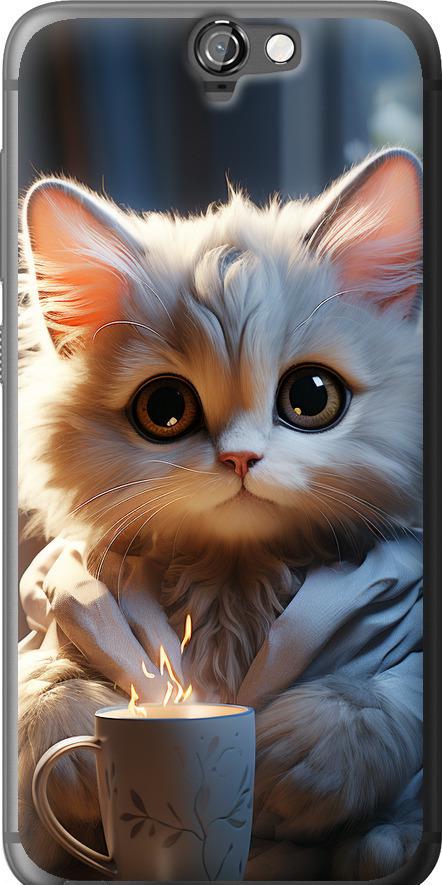 Чехол на HTC One A9 White cat (5646u-156-42517)