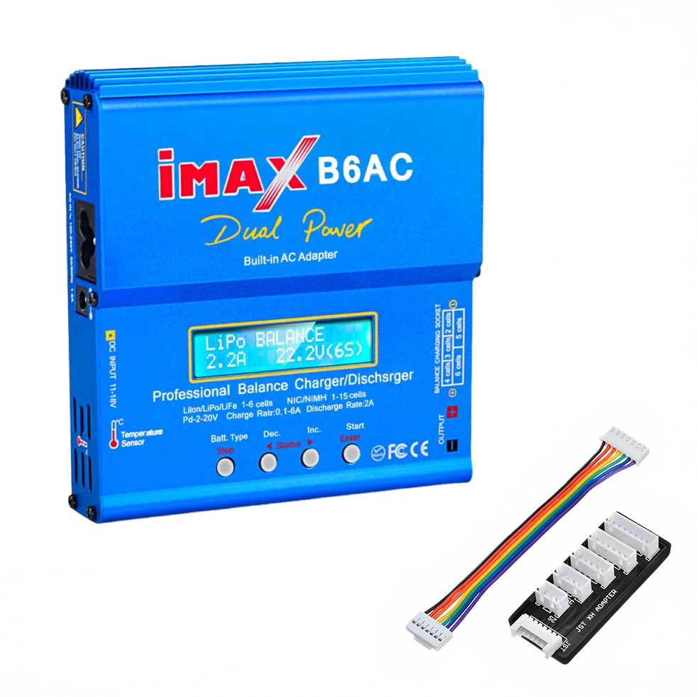 Зарядное устройство IMAX B6AC с балансировочной зарядной платой A6 2S-6S (001064) Зарядное устройство IMAX B6AC с балансировочной зарядной платой A6 2S-6S (001064)