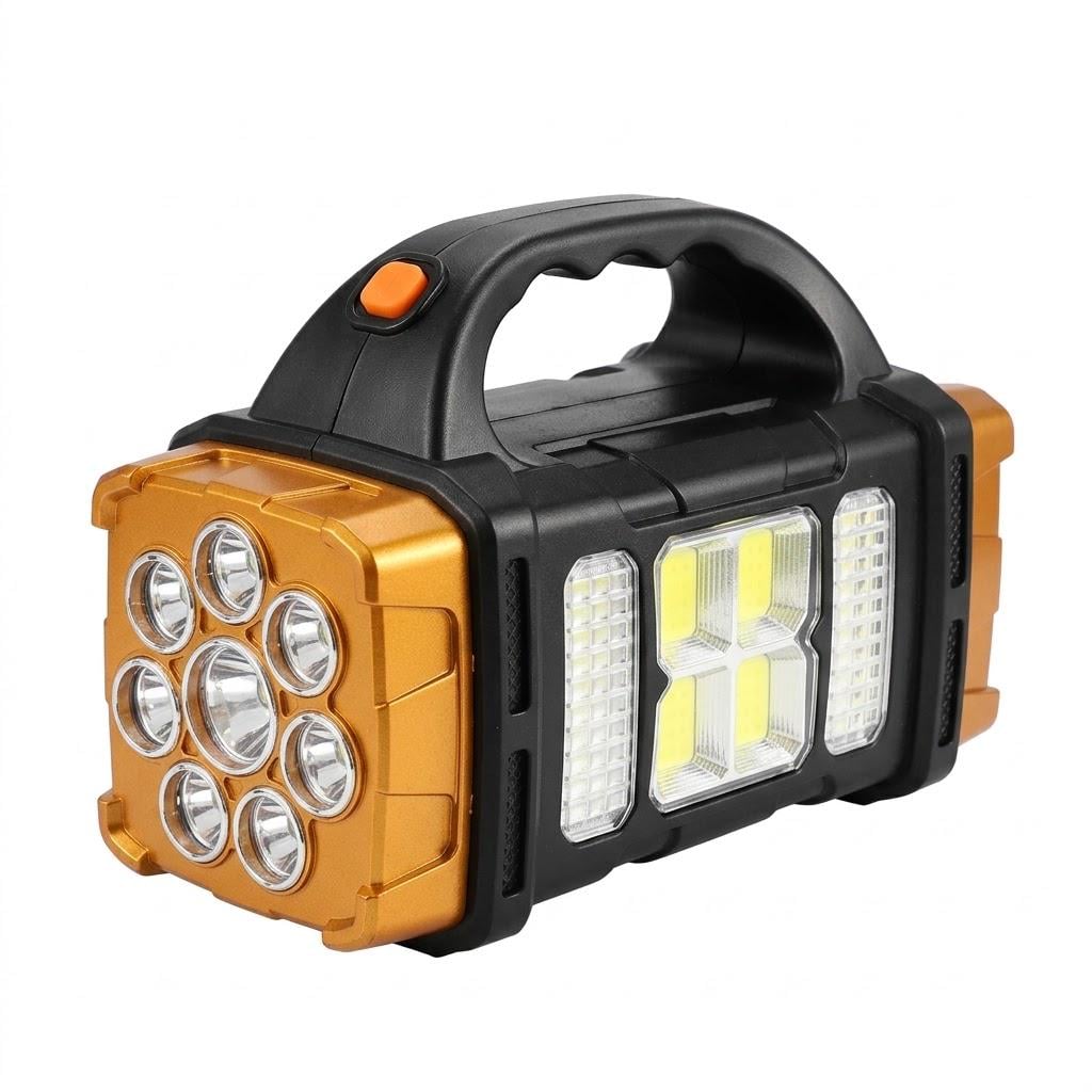 Фонарь светодиодный Solar Hurry Bolt HB-1678 с солнечной панелью 2400 мАч аккумуляторный 4 режима