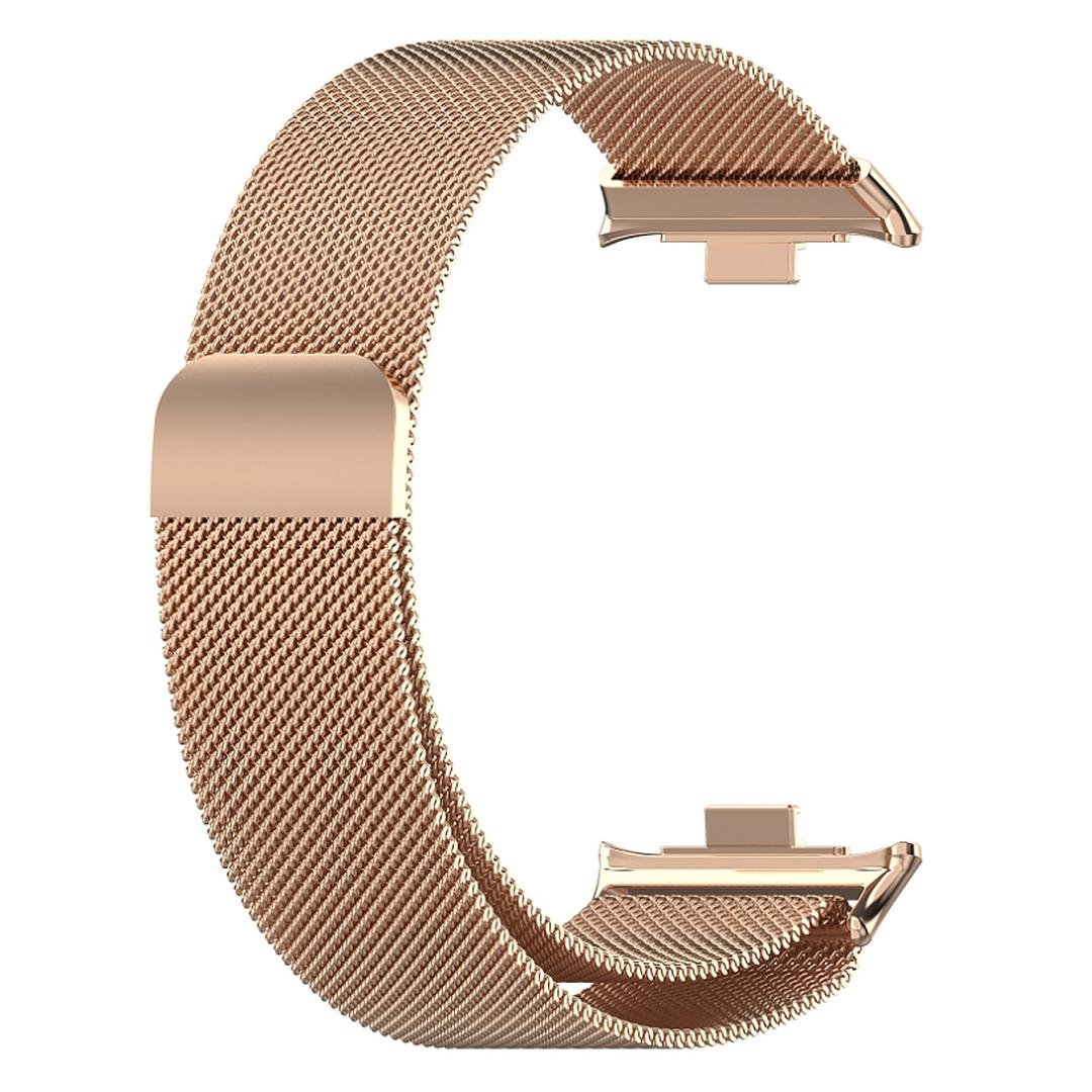 Ремешок металлический Milanese Loop для Xiaomi Smart Band 8 Pro Rose Gold (ECR_8513) - фото 1