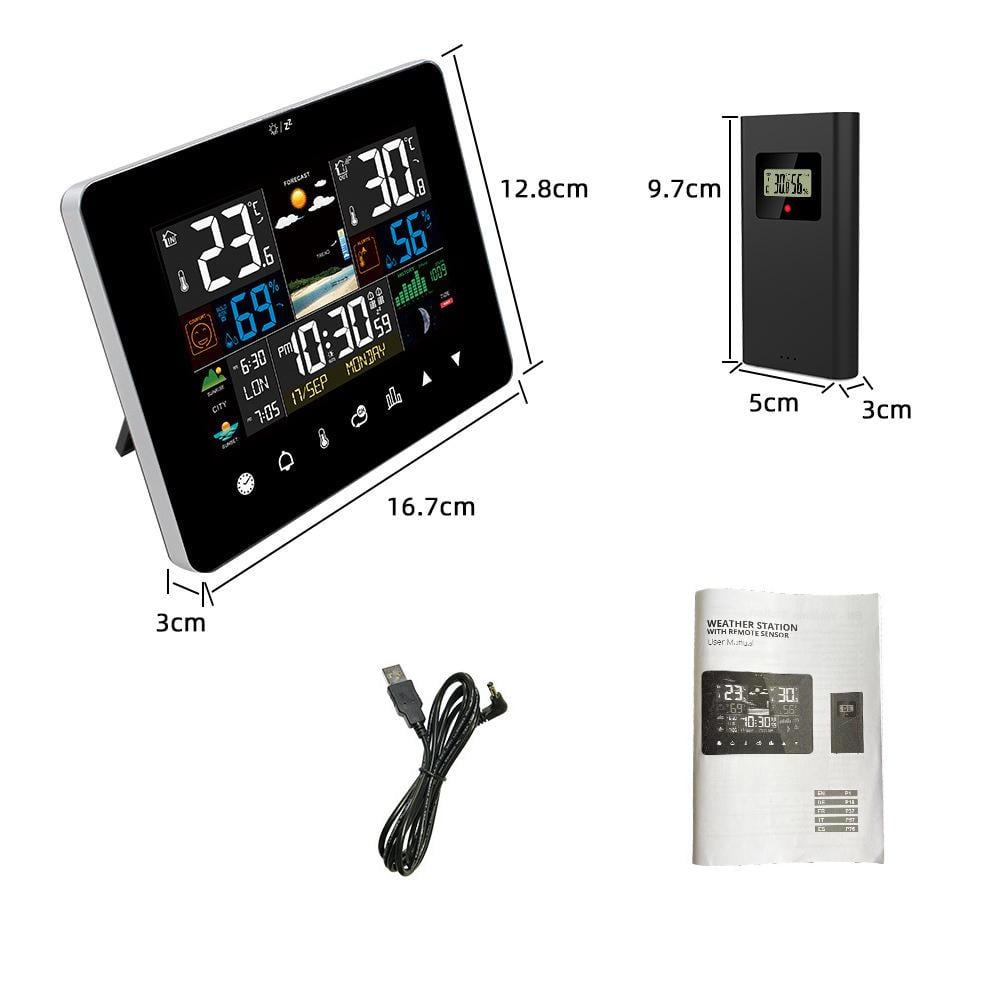 Метеостанція домашня з прогнозом погоди та виносним датчиком термометр/гігрометр/барометр (FJ3362G) - фото 7 Метеостанція домашня з прогнозом погоди та виносним датчиком термометр/гігрометр/барометр (FJ3362G) - фото 7
