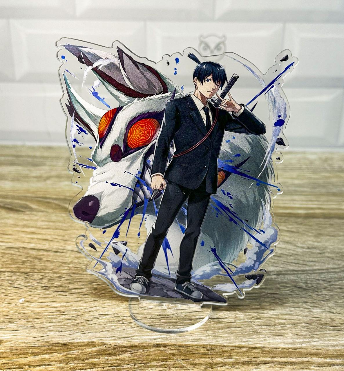 Фигурка коллекционная акриловая Аниме Человек бензопила Аки Хаякава 15 см (2112724485)