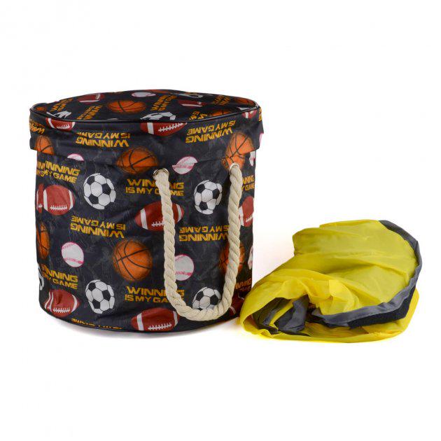 Корзина органайзер с ковриком для быстрого сбора детских игрушек Футбол (f9074ce7) - фото 2 Корзина органайзер с ковриком для быстрого сбора детских игрушек Футбол (f9074ce7) - фото 2