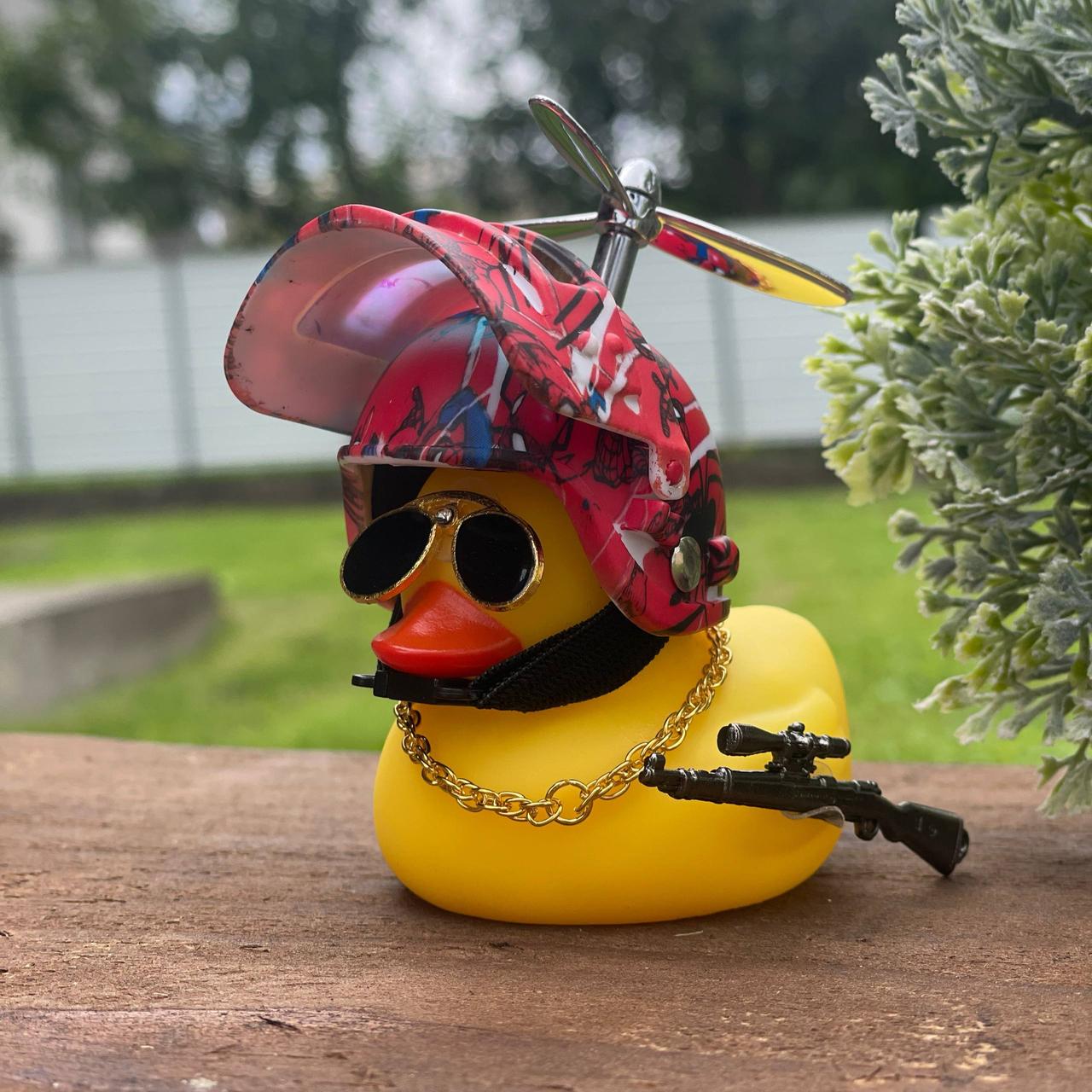 Качка з пропелером гумова в машину на мотоцикл Качка з пропелером гумова в машину на мотоцикл