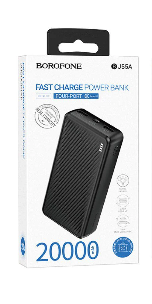 Повербанк Borofone BJ55A Power 20000 mAh 2 A (00104)