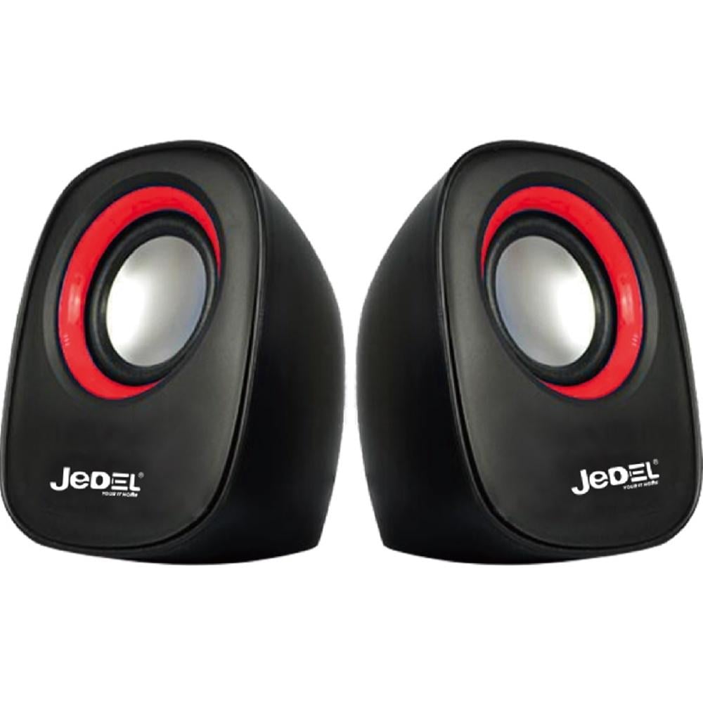 Акустическая система Jedel M600 2.0 mini Jack 3,5 мм Black (35698949)