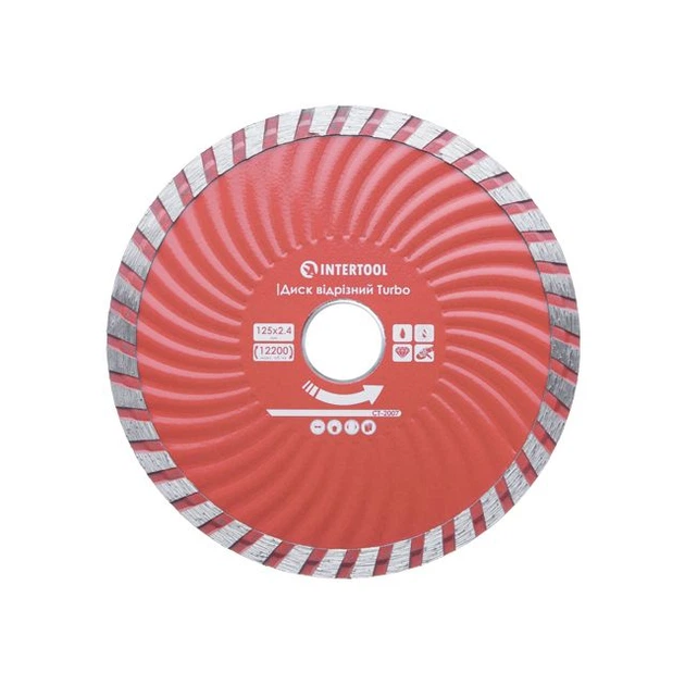 Диск відрізний CT-2007 turbo алмазний 125 мм 22-24%