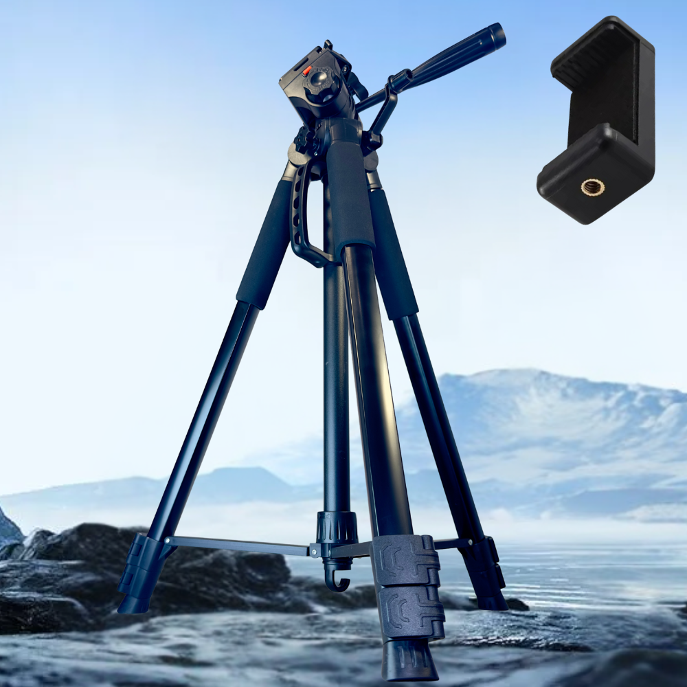 Штатив для телефону/камери Tripod поворотний до 180 см Чорний (Max180) - фото 2