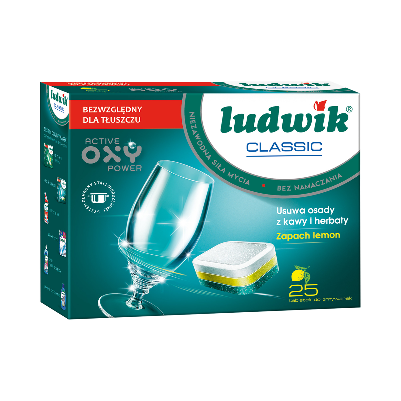 Таблетки для посудомоечных машин Ludwik Classic Profi 25 шт. - фото 1