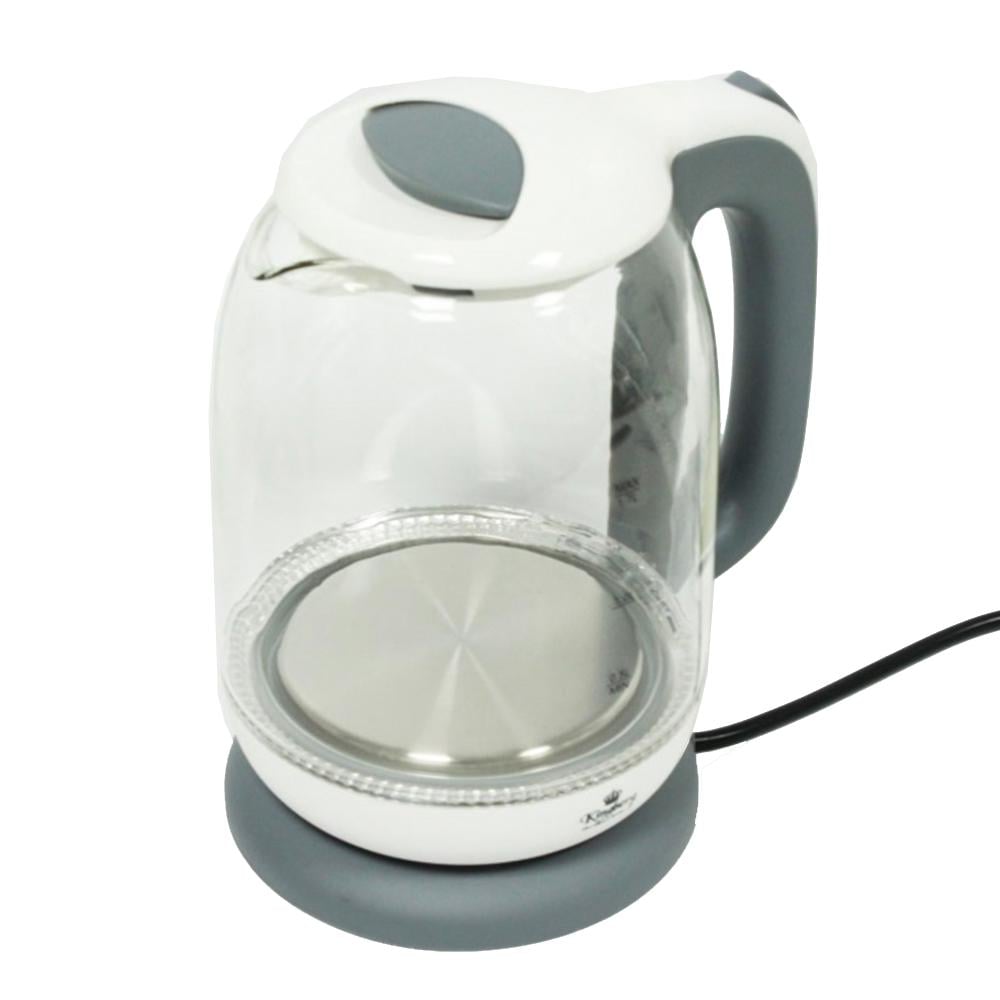 Електрочайник Kingberg KB-2028 скляний Білий - фото 2 Електрочайник Kingberg KB-2028 скляний Білий - фото 2