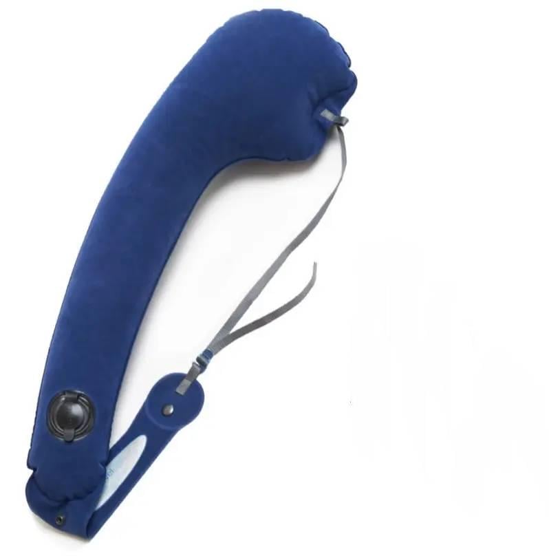 Подушка для путешествий надувная Travelrest вертикальная Синий (978-02b)