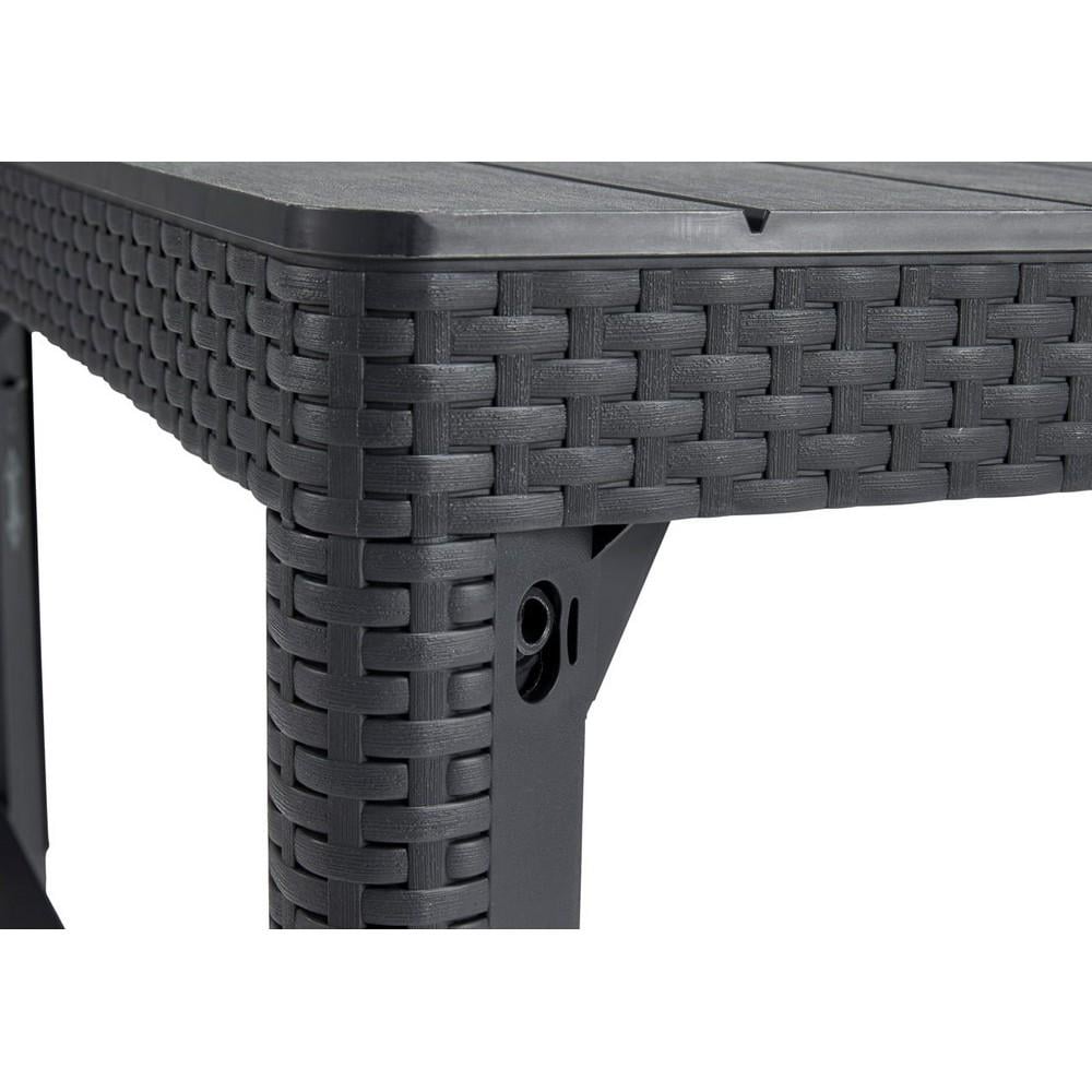 Стол садовый Keter Lyon Графитовый (232300) - фото 7 Стол садовый Keter Lyon Графитовый (232300) - фото 7