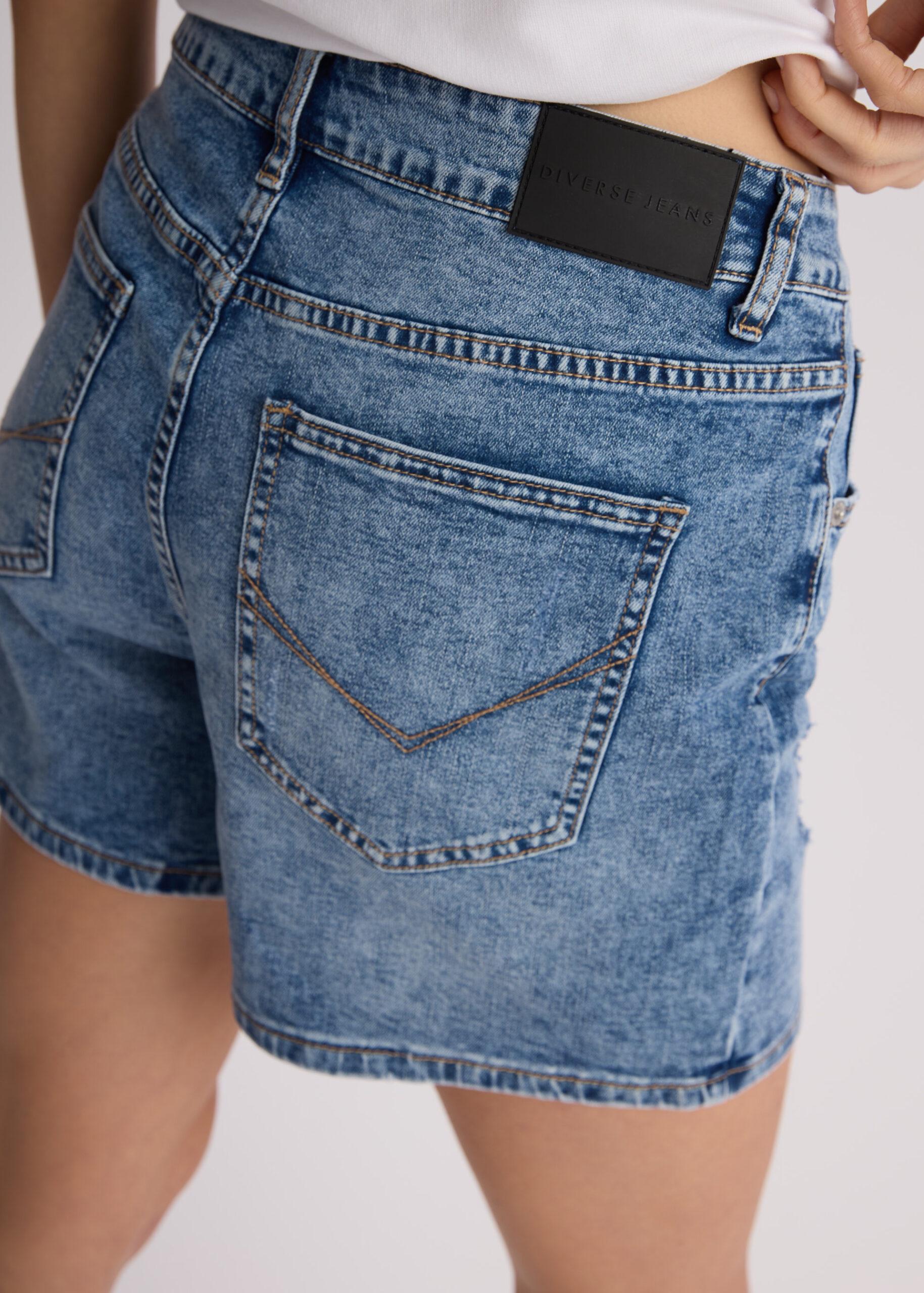 Шорти жіночі Diverse JANANO джинсові M Темно-блакитний (5905384135278) - фото 4