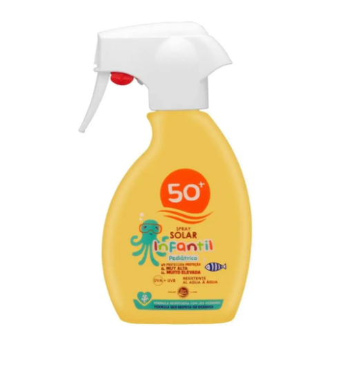 Спрей солнцезащитный детский SPF 50+ Deliplus для чувствительной и атопической кожи 250 мл (800704)