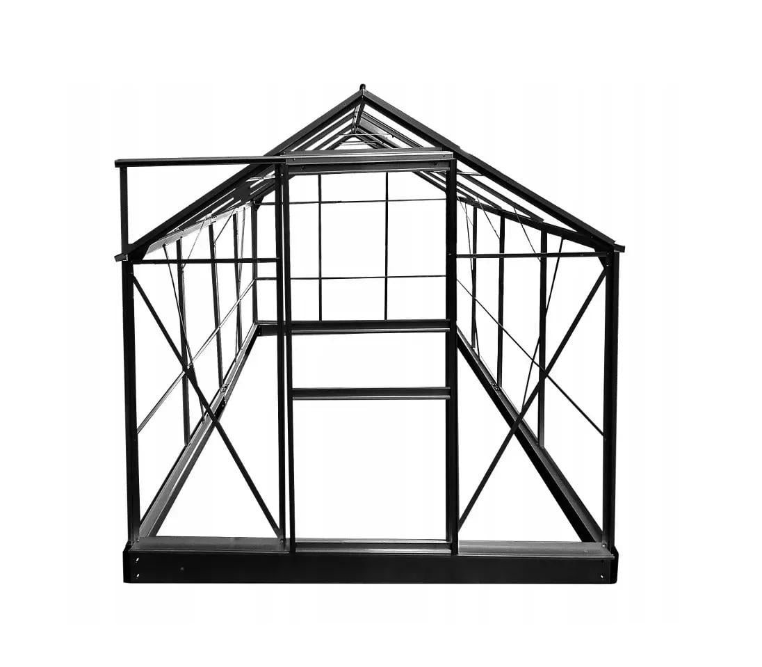 Теплиця двосхила садова з полікарбонату Bass Polska 2,5х1,9х1,95 м (85946-В) - фото 4