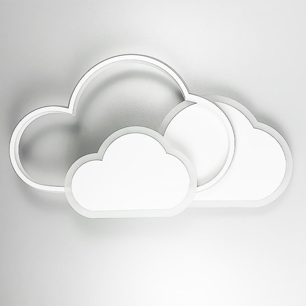 Люстра стельова дитяча Light House LNF-17455 28W у вигляді хмари Білий