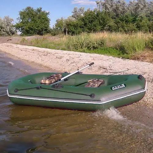 Надувная лодка Ладья ЛТ-250ЕСБ ПВХ 2-х местная/гребная/реечное дно/привальный брус - фото 8