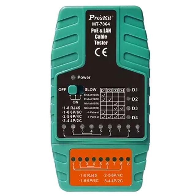 Тестер кабелю Pro'sKit MT-7064 (2983439534) Тестер кабелю Pro'sKit MT-7064 (2983439534)