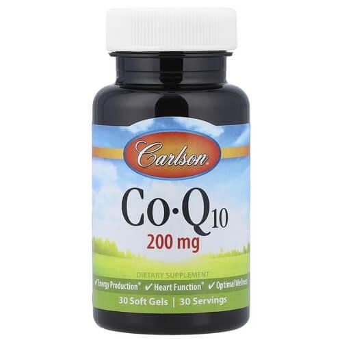 Коэнзим Q-10 Carlson CoQ10 200 мг 30 жидких капс. (CAR-08250)