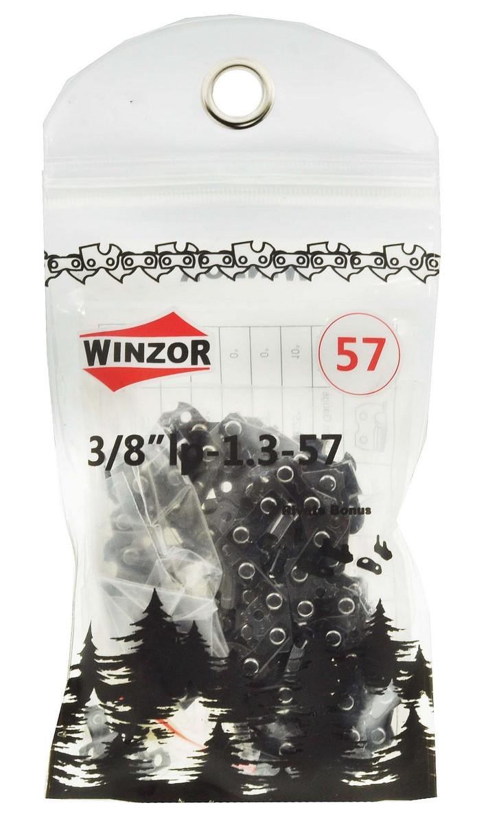 Цепь для твердых пород WINZOR 57 звеньев 28 зубов и 2 заклепки шаг 3/8 паз 1,3