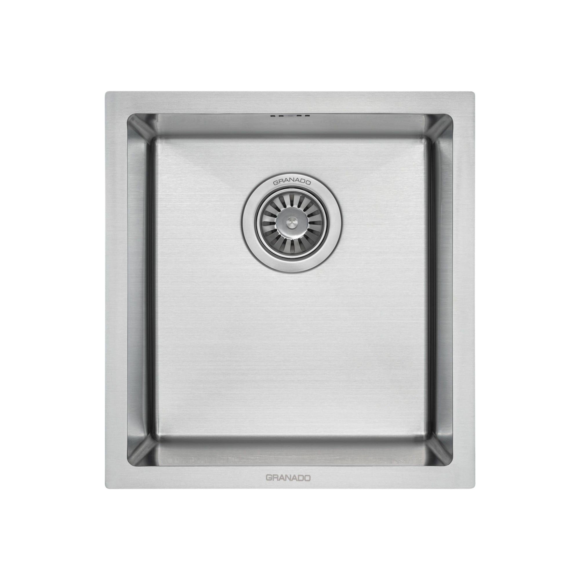 Мойка для кухни Granado Under Top Mini врезная прямоугольная 430x400 мм Сатин (GS10304)