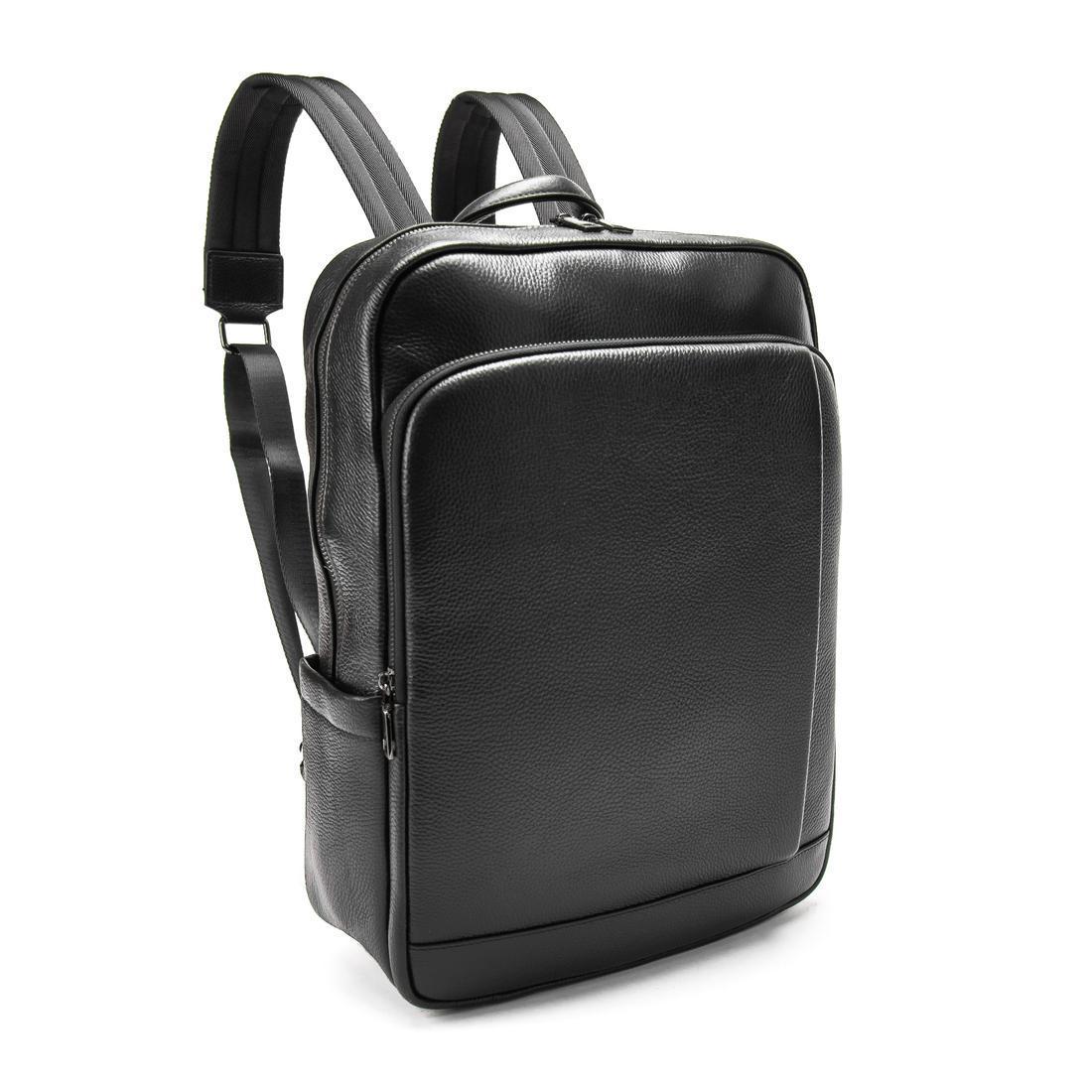 Рюкзак мужской кожаный Tiding Bag A25F-8528-3A Черный (2656558986)