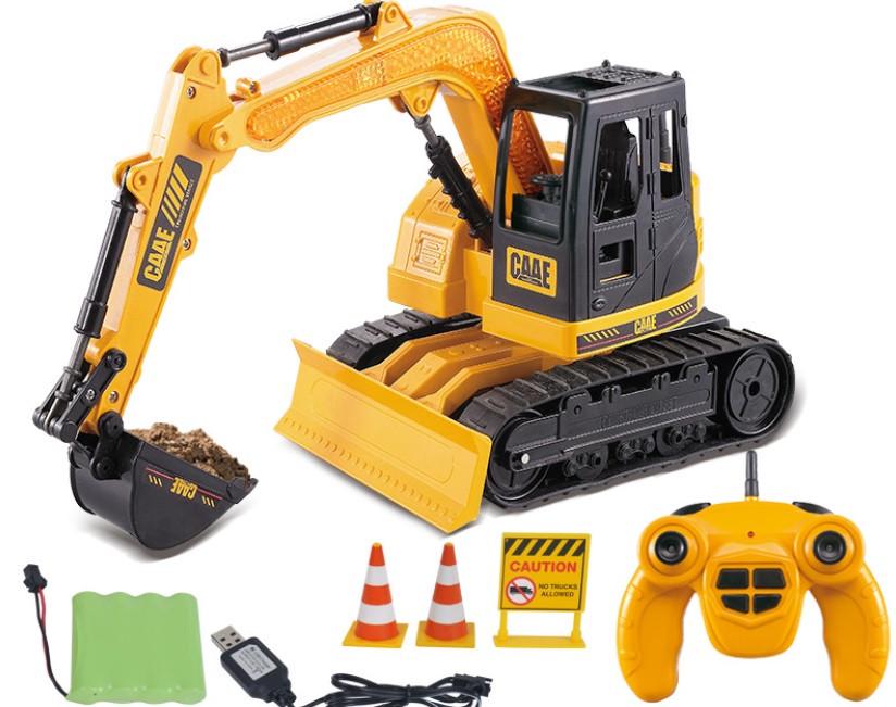 Радиоуправляемая игрушка Ruicheng CAAE Excavator Engineering Truck гусеничный экскаватор (SUN6359)