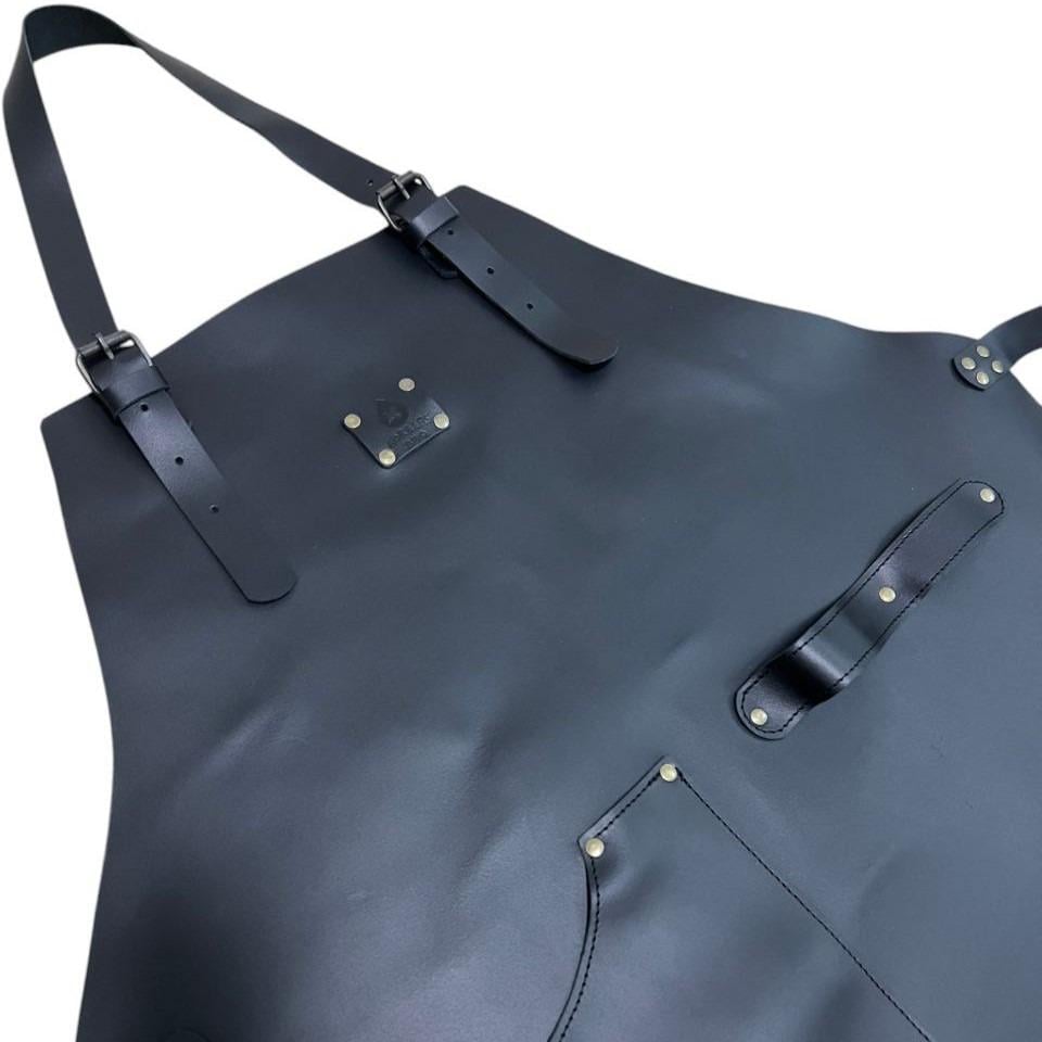 Фартук кожаный Gorillas BBQ спилок 1 карман - фото 3 Фартук кожаный Gorillas BBQ спилок 1 карман - фото 3