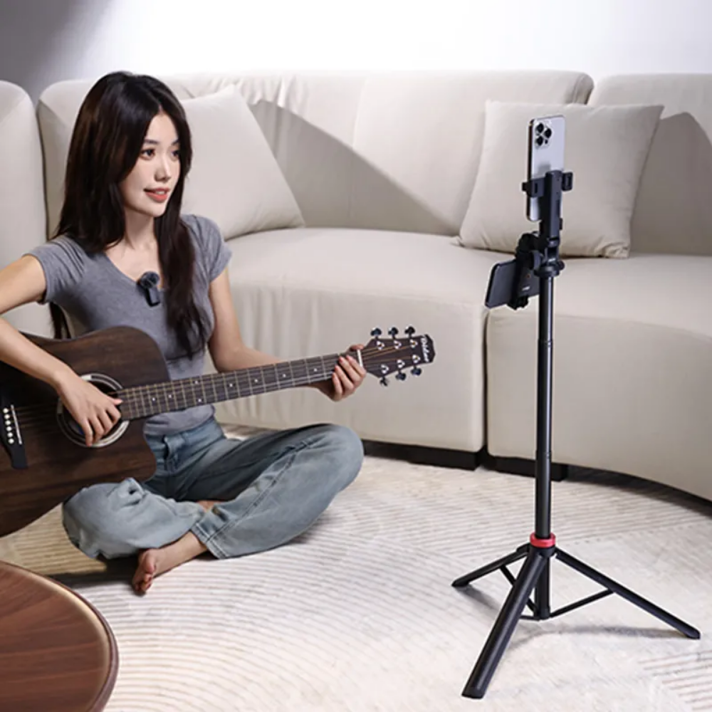 Штатив для телефону Ulanzi Vijim Tripod з Bluetooth-пультом складаний телескопічний 38-185 см Чорний (UV-T077GBB1) - фото 13 Штатив для телефону Ulanzi Vijim Tripod з Bluetooth-пультом складаний телескопічний 38-185 см Чорний (UV-T077GBB1) - фото 13