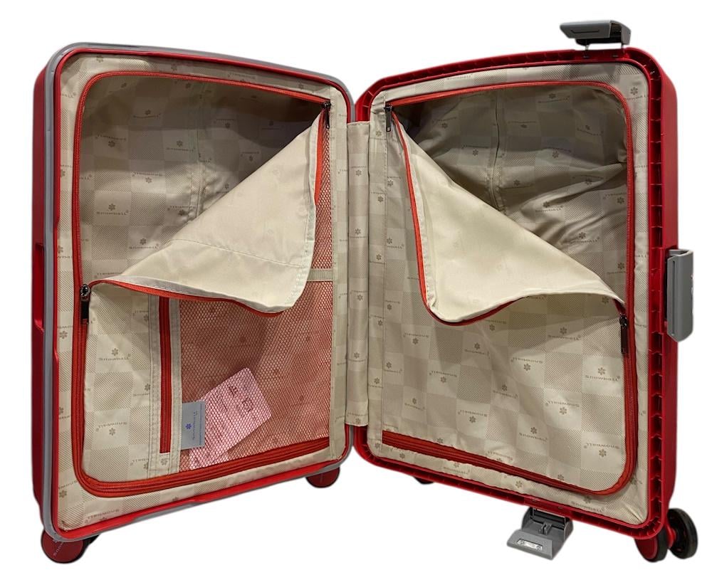 Валіза маленька ручна поклажа Snowball 37103 поліпропілен S Червоний - фото 6