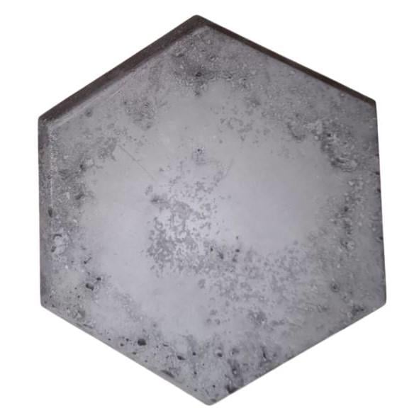 3D-панель гипсовая декоративная Соты под бетон 214x248x16 мм Серый (30844616)