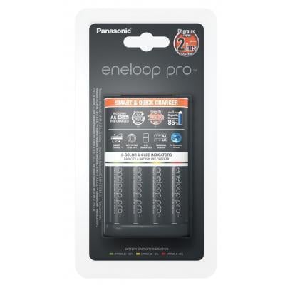 Зарядное устройство Panasonic Smart-Quick Charger и аккумулятор Eneloop Pro NI-MH AA 2500 mAh 4 шт.