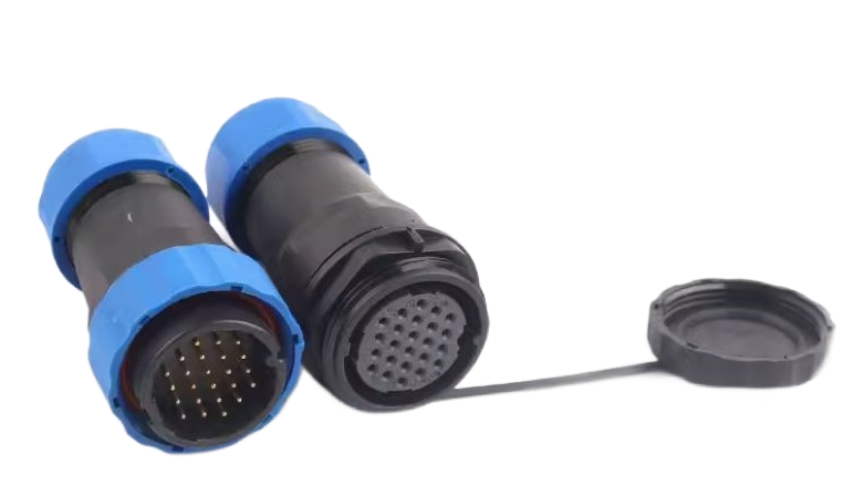 Роз'єм герметичний SP28 IP68 гніздо/штекер на кабель SP28 2P-F-M 24pin 5 А (2338163253)