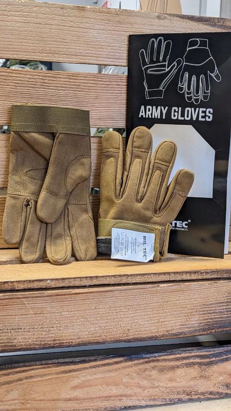 Перчатки Mil-Tec Army Gloves Dark Coyote S Койот (12521019-902-S) - фото 6