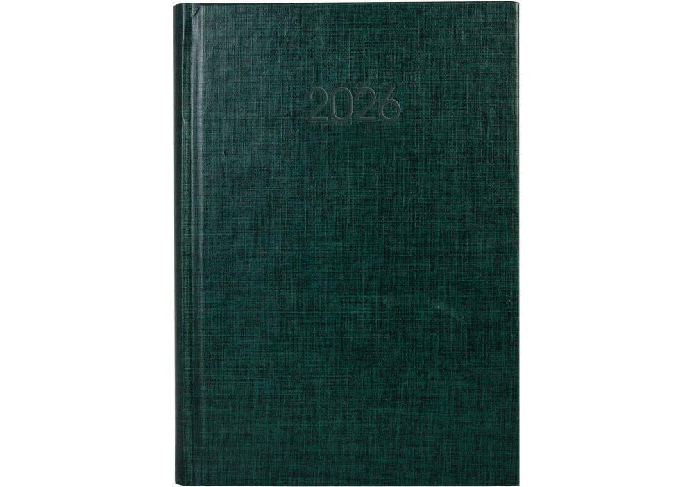 Дневник датированный 2026 Economix Basic A5 336 страниц. Зеленый (E21813-04)